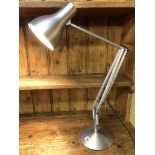 SILVER ANGLEPOISE DESK LAMP