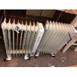 TWO MOBILE CONVECTOR HEATERS