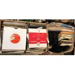 TWO BOXES OF 45 RPM SINGLES FROM 60S,