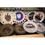 PAIR OF POOLE LIMITED EDITION MATT BARBARA LINLEY ADAMS WILDLIFE PLATES,