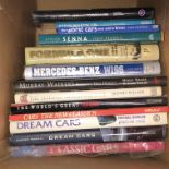 BOX OF HARDBACK BOOKS RELATED TO FORMULA ONE,