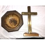 BRASS CRUCIFIX,