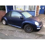 ** TO BE SOLD AT 9.45AM ON WEDNESDAY 3RD MARCH 2021** VOLKSWAGEN BEETLE 2004 1.