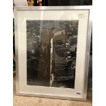 BLACK AND WHITE PHOTOGRAPH MOUNTED SIGNED JOYCE ROTHSCHILD