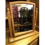 SMALL PINE DRESSING MIRROR