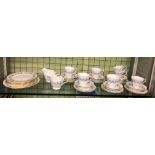 COLCLOUGH BRIGANZA BONE CHINA TEA SET