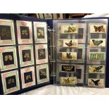 A4 BINDER OF CIGARETTE CARDS SERIES OF 50 BUTTERFLIES 'GIRLS WITH WINGS' 1928 AND GENUINE LUCKY