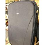 LARGE NAVY SUITCASE, ONE MODEL CAMP KITCHEN,