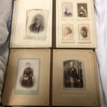 TWO LATE VICTORIAN/EDWARDIAN PORTRAIT PHOTOGRAPHY ALBUMS A/F