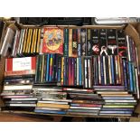 LARGE BOX OF CDS AND AUDIO BOOKS