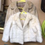 TWO VINTAGE FUR JACKETS