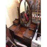 EDWARDIAN MAHOGANY DRESSING TABLE