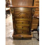 GOOD QUALITY TOUCHWOOD MAHOGANY FOUR DRAWER CHEST