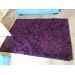 PURPLE SHAG PILE CARPET