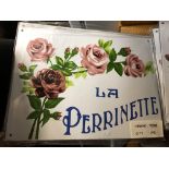 SMALL QUANTITY OF FRENCH ROSE ENAMEL PLAQUES