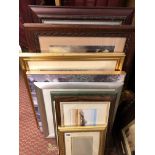 SELECTION OF PRINTS AND FRAMES