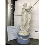 BOXED WEDGWOOD LIMITED EDITION CLASSICAL NEWS FIGURE ERATO WITH CERTIFICATE 27.
