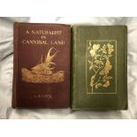 TWO BOOKS - A NATURALIST IN CANNIBAL LAND BY A.S. MEEKS, PUBLISHED BY T.