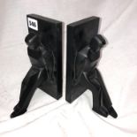 PAIR OF CHRIS COLLICOTT KIKKERLAND MODERNIST BOOKENDS