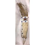 NORTH AMERICAN PLAINS INDIAN BEADWORK HIDE QUIVER