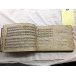 LEATHER BOUND ANTIQUARIAN BOOK ON MUSIC,