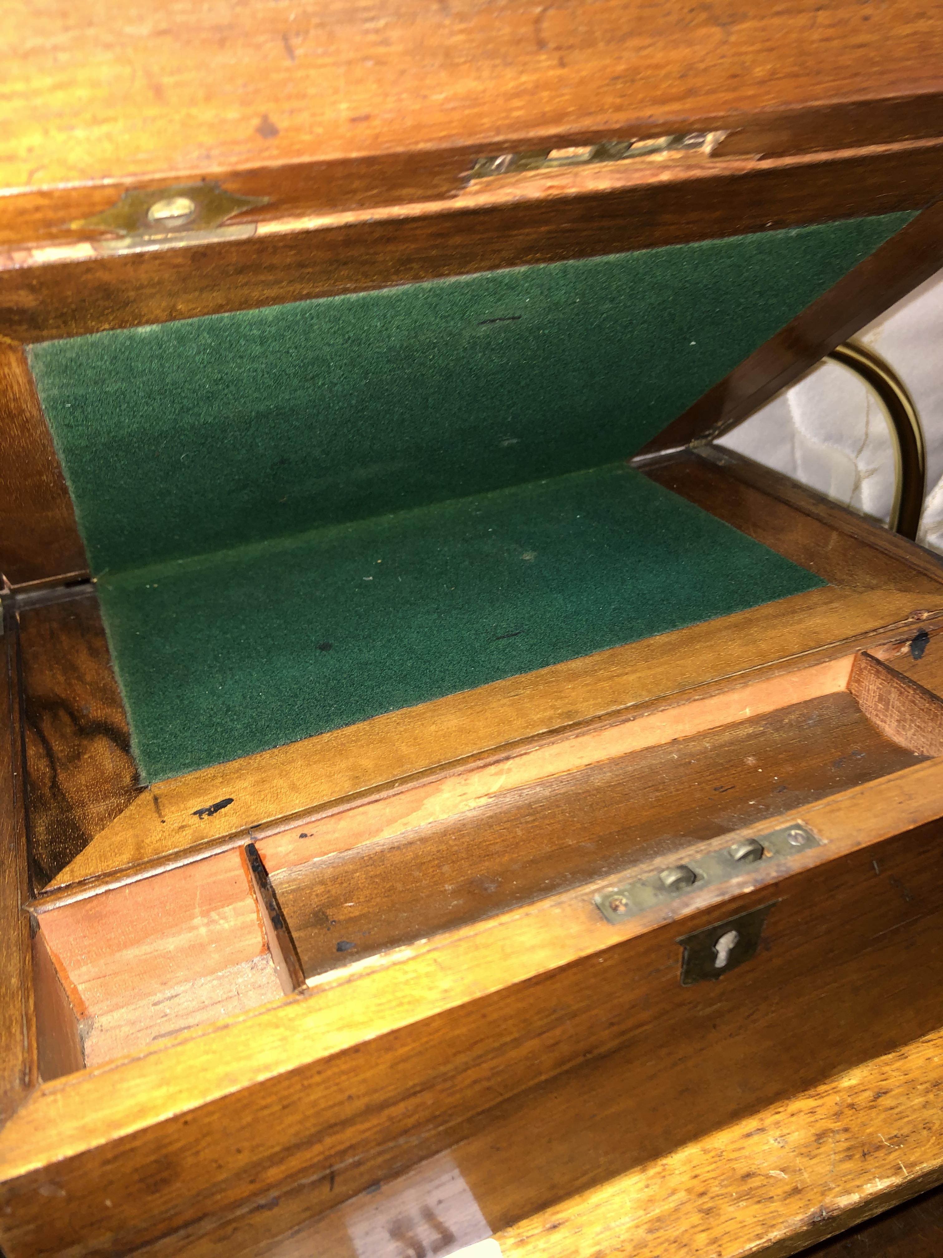 SMALL 19TH CENTURY MAHOGANY BOX, - Image 3 of 5