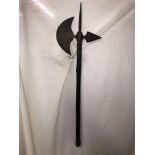 WALL PIECE REPLICA OF A MEDIEVAL BATTLEAXE 61CM OVERALL LENGTH APPROX