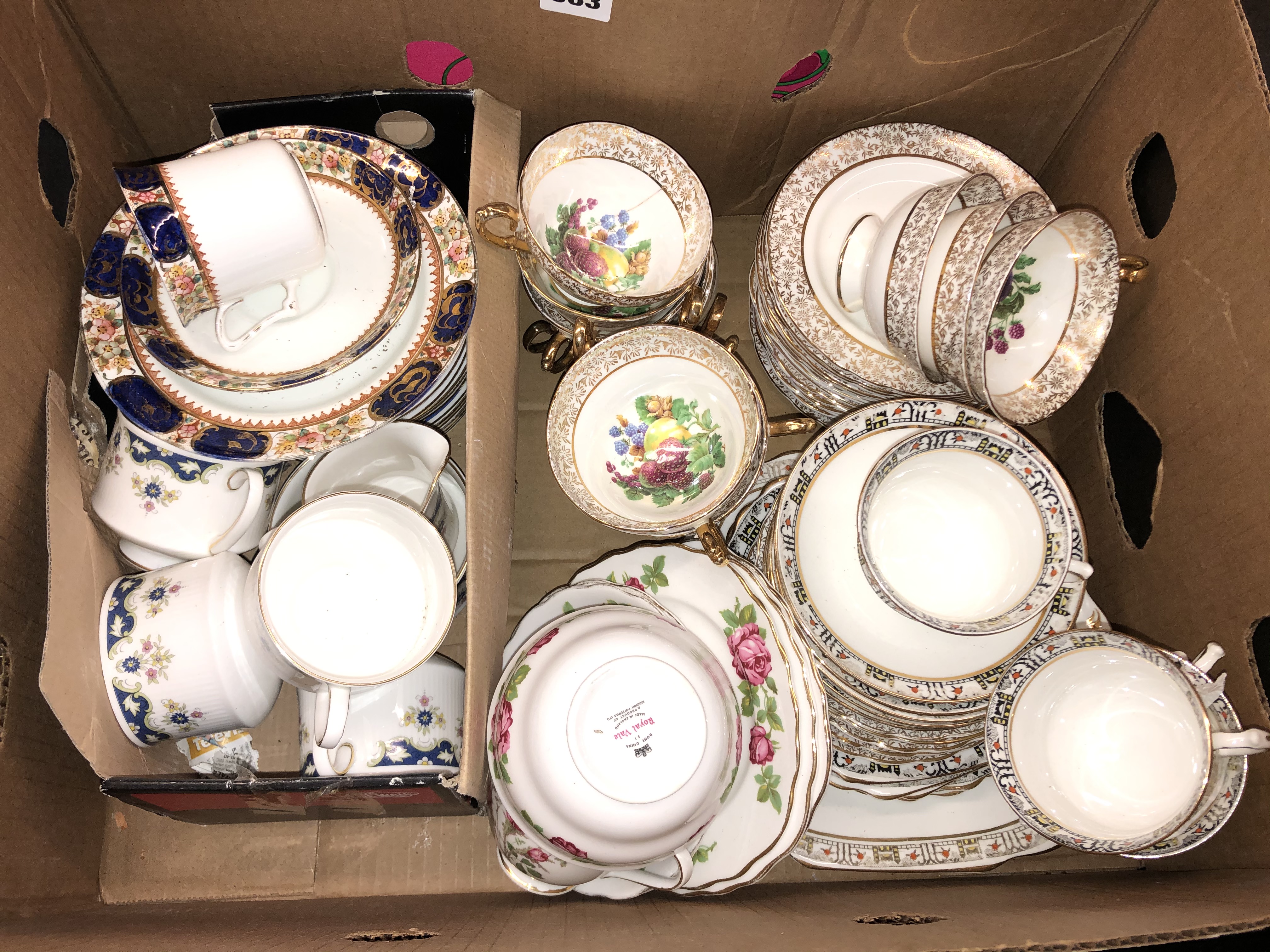 BOX CONTAINING PARAGON CONISTON TEASET,