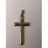 9CT GOLD CROSS 1G APPROX
