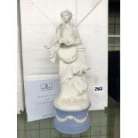 BOXED WEDGWOOD LIMITED EDITION CLASSICAL NEWS FIGURE CALLIOPE WITH CERTIFICATE 27.