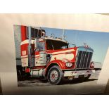 ANDREW HOLMES THERMO KING AMERICAN TRUCK PRINT