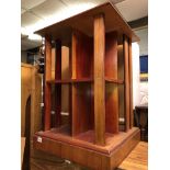 SQUARE SECTION OPEN BOOKCASE 72CM H X 50CM W X 50CM D