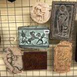 SELECTION OF POTTERY SOUVENIR GRECO ROMAN TYPE ANTIQUITY PANELS