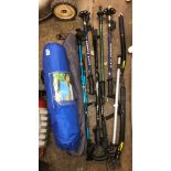 TANKER 85 HOLDALL OF ORIENTEERING HARNESSES, HELMET, HIKING STICKS,