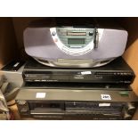 SONY STEREO MUSIC TAPE DECK, PANASONIC DVD,