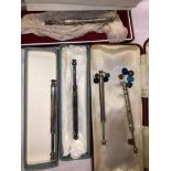 CASED SILVER LACE BOBBINS AND OTHERS