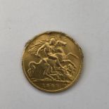 EDWARD VII 1907 HALF SOVEREIGN 4.