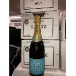 THREE CASES OF LANTZ 6 X 075ML BRUT CHAMPAGNE