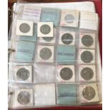 A4 BINDER OF COMMONWEALTH PRE-DECIMAL COINAGE - AFRICAN NATIONS, AUSTRALIAN, NEW ZEALAND,