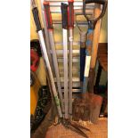 SELECTION OF GARDENING TOOLS