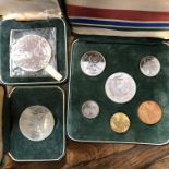 CASED 1966 GAMBIA COIN SET,