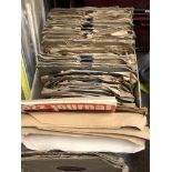 BOX OF ASSORTED MAINLY 10 INCH RECORDS AND 78S - BIG BAND MAINLY