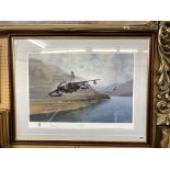 LIMITED EDITION PRINT 506/617 HIGH SPEED INTRUSION TORNADOES - LOW LEVEL BY GERARD COULSON SIGNED