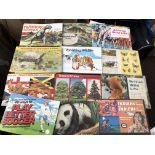 COLLECTION OF BROOKE BOND PICTURE CARD ALBUMS, AFRICAN WILDLIFE, WILDLIFE IN DANGER,