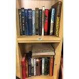 TWO SHELVES OF MAINLY FOLIO SOCIETY NOVELS INCLUDING MODERN LITERATURE - THE POSTMAN ALWAYS RINGS