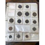 A4 BINDER OF GB PRE-DECIMAL COINS - BRITISH ARMED FORCES,