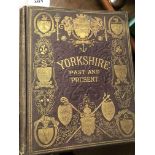 YORKSHIRE PAST AND PRESENT BY THOMAS BAINES VOLUMES ONE AND TWO BY WILLIAM MCKENZIE,