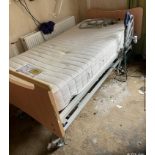 SINGLE HOSPITAL STYLE BED WITH REMOTE CONTROL TILTING MECHANISM