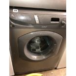 SILVER HOTPOINT 7KG AQUARIUS WASHING MACHINE (DIMENSIONS-W.60CM,H.85CM,D.