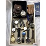 SELECTION OF WRIST WATCHES INCLUDING ROTARY,